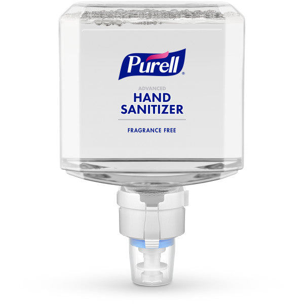 PURELL® Advanced Hand Sanitizer Gentle & Free Foam Refill for ES8 Automatic Touch-Free Hand Sanitizer Dispenser, 1200 mL cartridge, 2/case