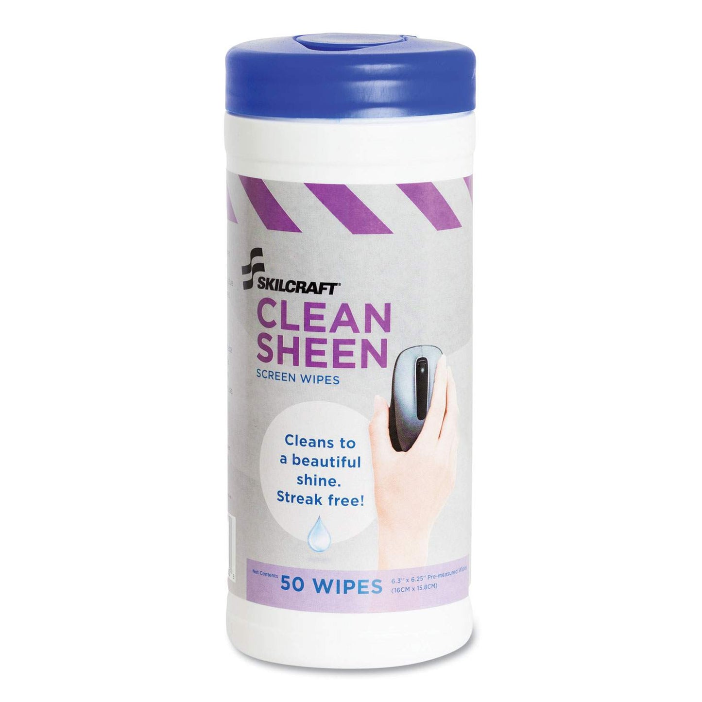 Wipe-A-Way Computer Screen Wipes, 50 wipes/tub