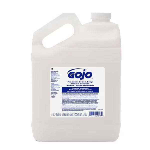 GOJO® Premium Lotion Soap: 1 Gallon Pour Bottle, 2/Case
