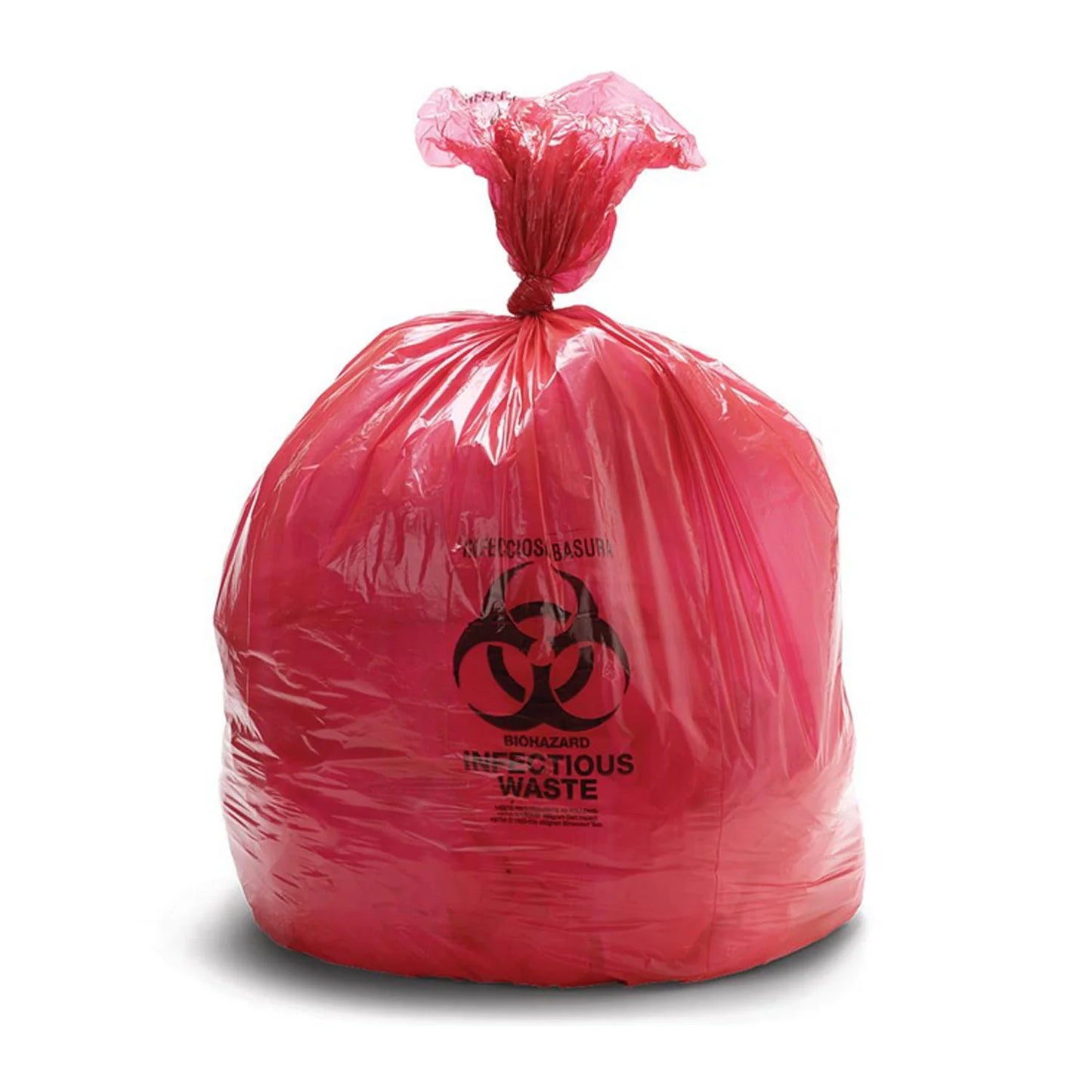 Biohazardous Trash Liner, Infectious Waste Bag, Sold by the each