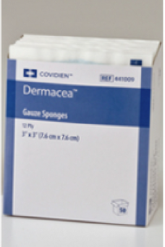 Gauze Sponges, 3" X 3", 50/box