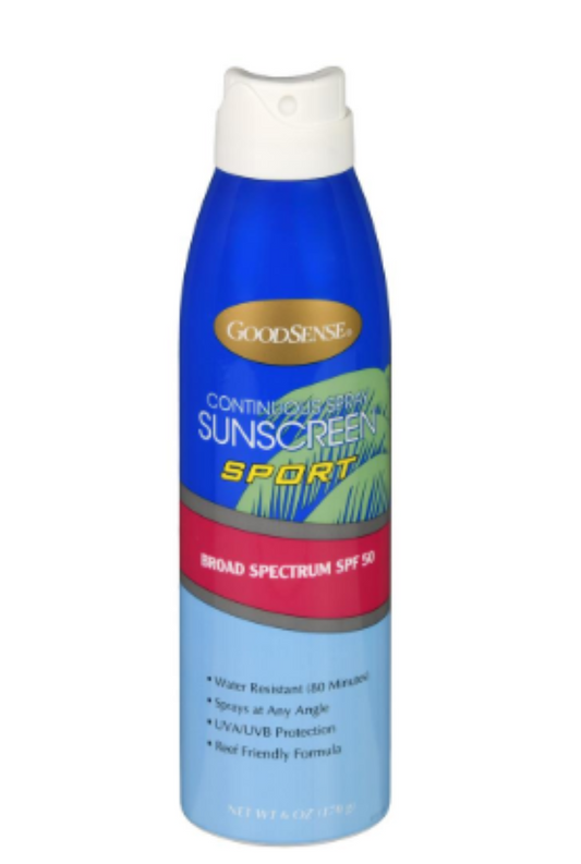 Sunscreen Spray SPF-50, Broad Spectrum, 6 oz