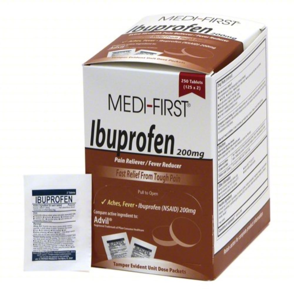 Ibuprofen 125 single dose packets/box