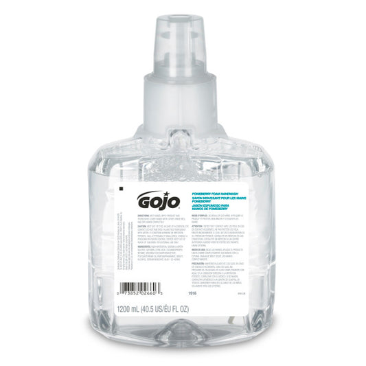 GOJO® Pomeberry Foam Handwash Refill for GOJO® LTX-12™ Dispenser, 1200 mL cartridge, 2/Case