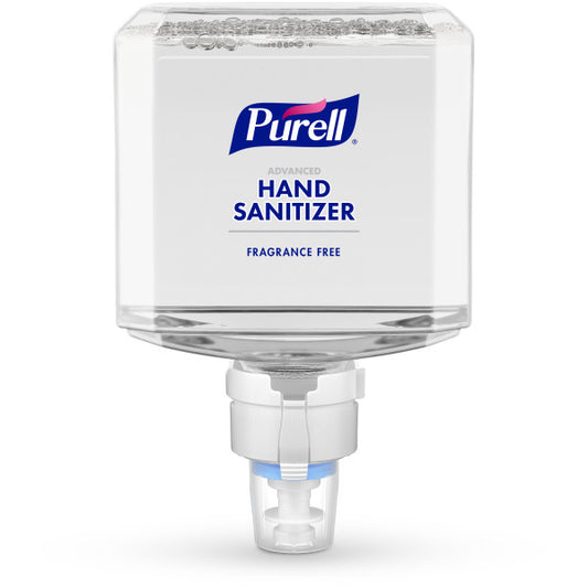PURELL® Advanced Hand Sanitizer Gentle & Free Foam Refill for ES8 Automatic Touch-Free Hand Sanitizer Dispenser, 1200 mL cartridge, 2/case