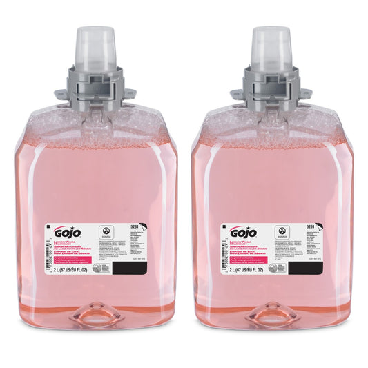 GOJO® Luxury Foam Cranberry Handwash Refill for GOJO® FMX-20™ Dispenser, 2000 mL cartridge, 2/Case