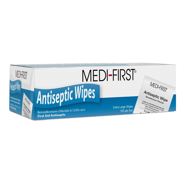 Antiseptic Wipes BZK, 20 Wipes/Box