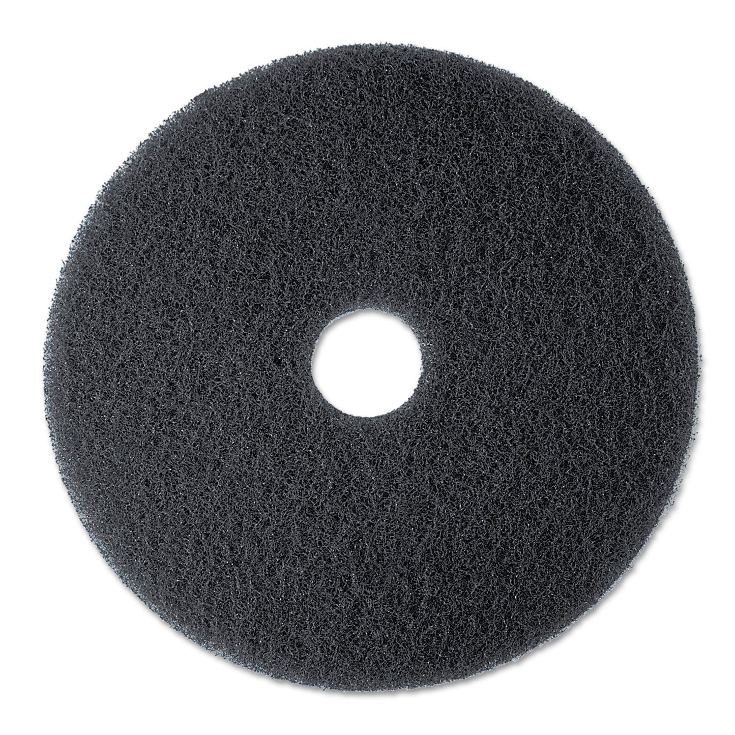 Floor Maintenance Pads- Heavy Stripping: 13" Black Pads, 5 pads/box