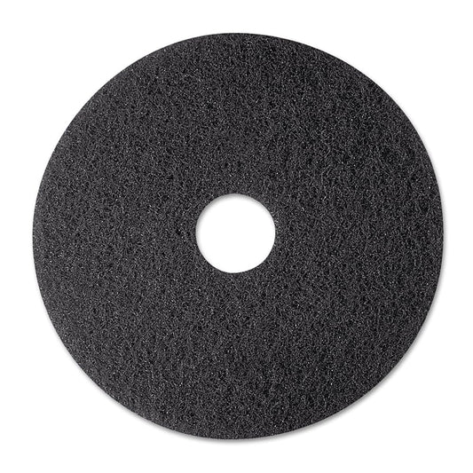 Floor Maintenance Pads- Stripping: 18" Black Pads, 5 pads/box