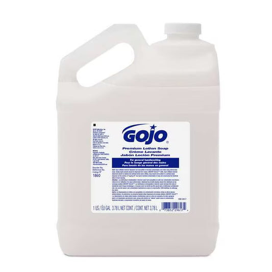 GOJO® Premium Lotion Soap: 1 Gallon Pour Bottle, 2/Case
