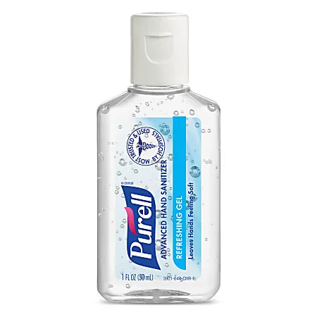 PURELL® Advanced Hand Sanitizer Refreshing Gel, 1 fl oz Travel Size Flip Cap