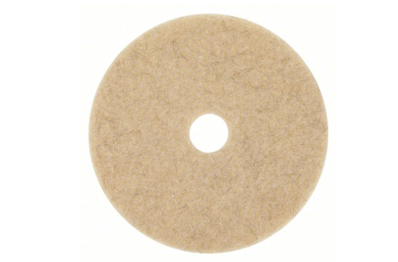 Floor Maintenance Pags- 20" Combo Hog Hair Floor Pad, Tan Pads, 5 pads/box