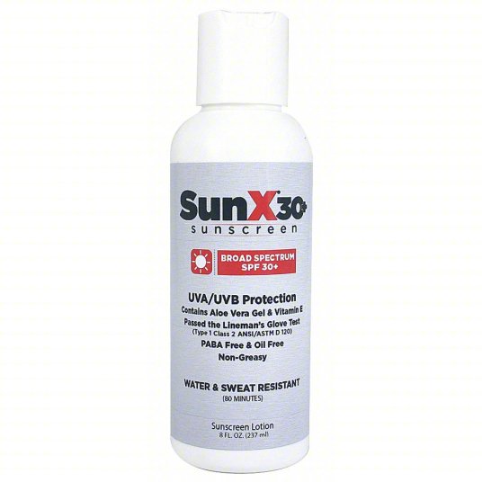 SunX30 Sunscreen Lotion SPF-30, 4oz bottle