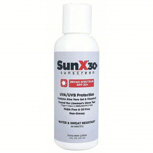 SunX30 Sunscreen Lotion SPF-30, 4oz bottle
