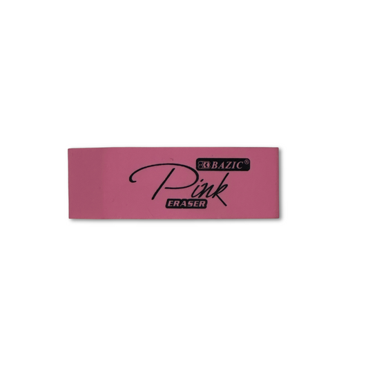 Pink Beveled Eraser