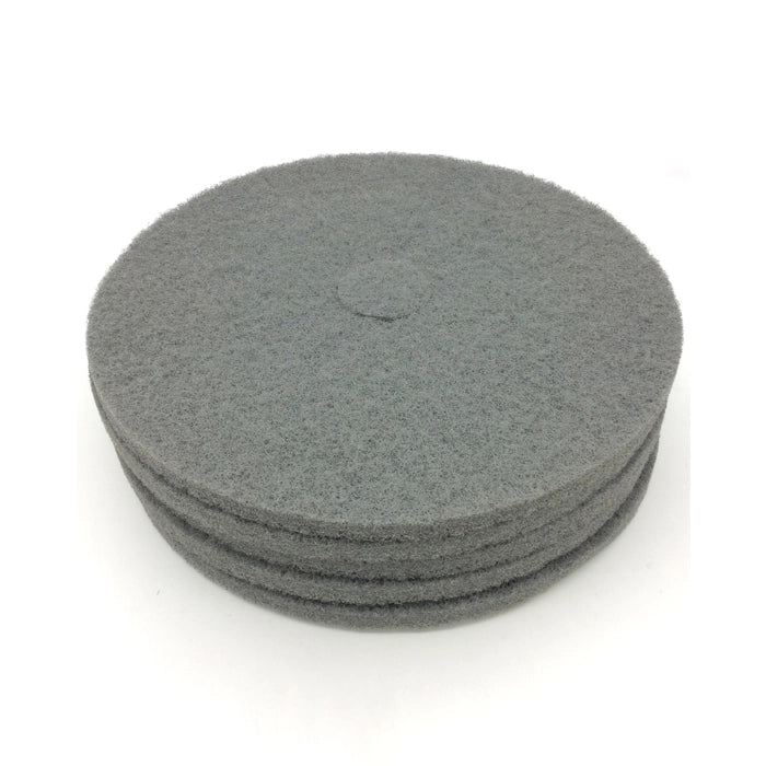 Floor Maintenance Pads- Polishing: 17" Gray Pads, 5 pads/box