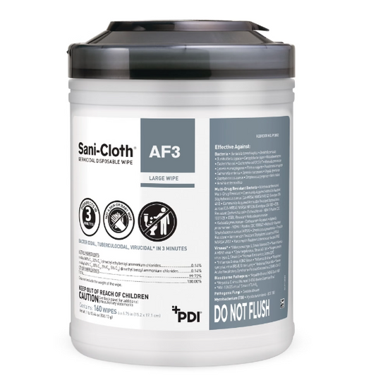AF3 Sani-Cloth Disinfectant Surface Wipes 160 Count Canister