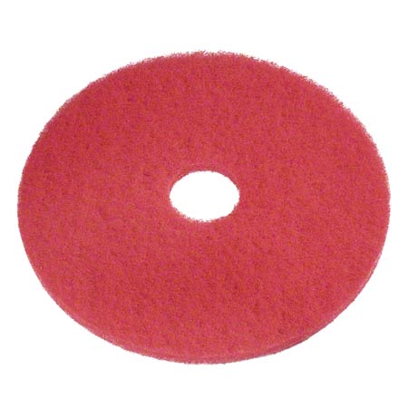 Floor Maintenance Pads- Buffing/Scrubbing: 13" Red Pads, 5 pads/box